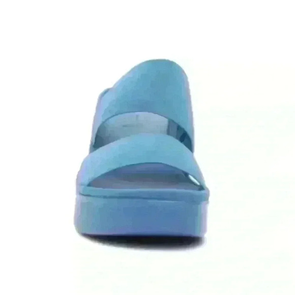 New! NEW Naturalizer Genn Rally Slide Wedge Sandals SHOES Bluewave SIZE 6.5 NWOB - Picture 4 of 10